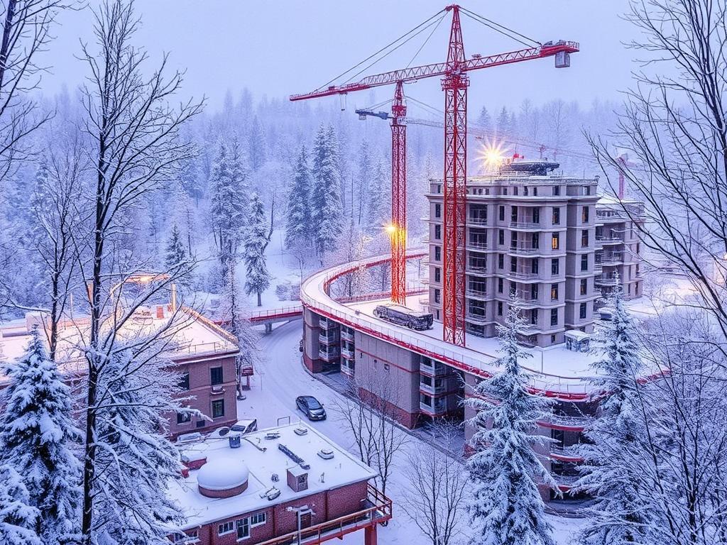 "Строительство зимой: преимущества, которые вас удивят". Технологические аспекты: что нужно знать о зимнем строительстве "Строительство зимой: преимущества, которые вас удивят". Технологические аспекты: что нужно знать о зимнем строительстве