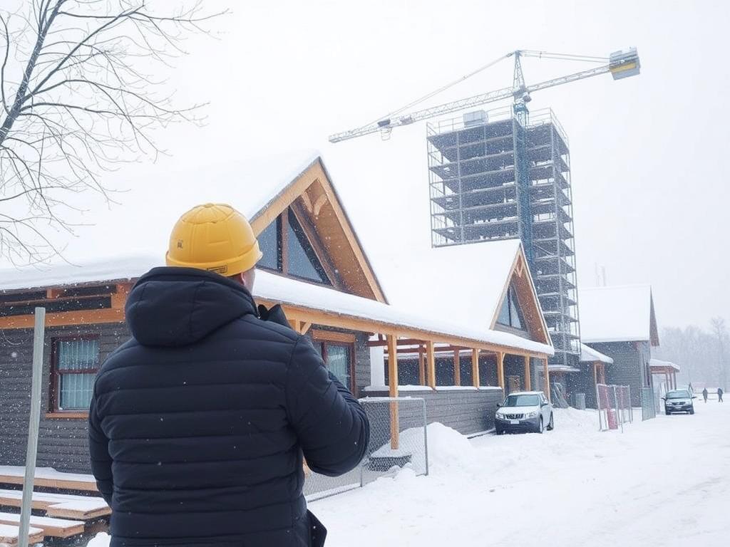 "Строительство зимой: преимущества, которые вас удивят". На что обратить внимание при планировании зимней стройки "Строительство зимой: преимущества, которые вас удивят". На что обратить внимание при планировании зимней стройки