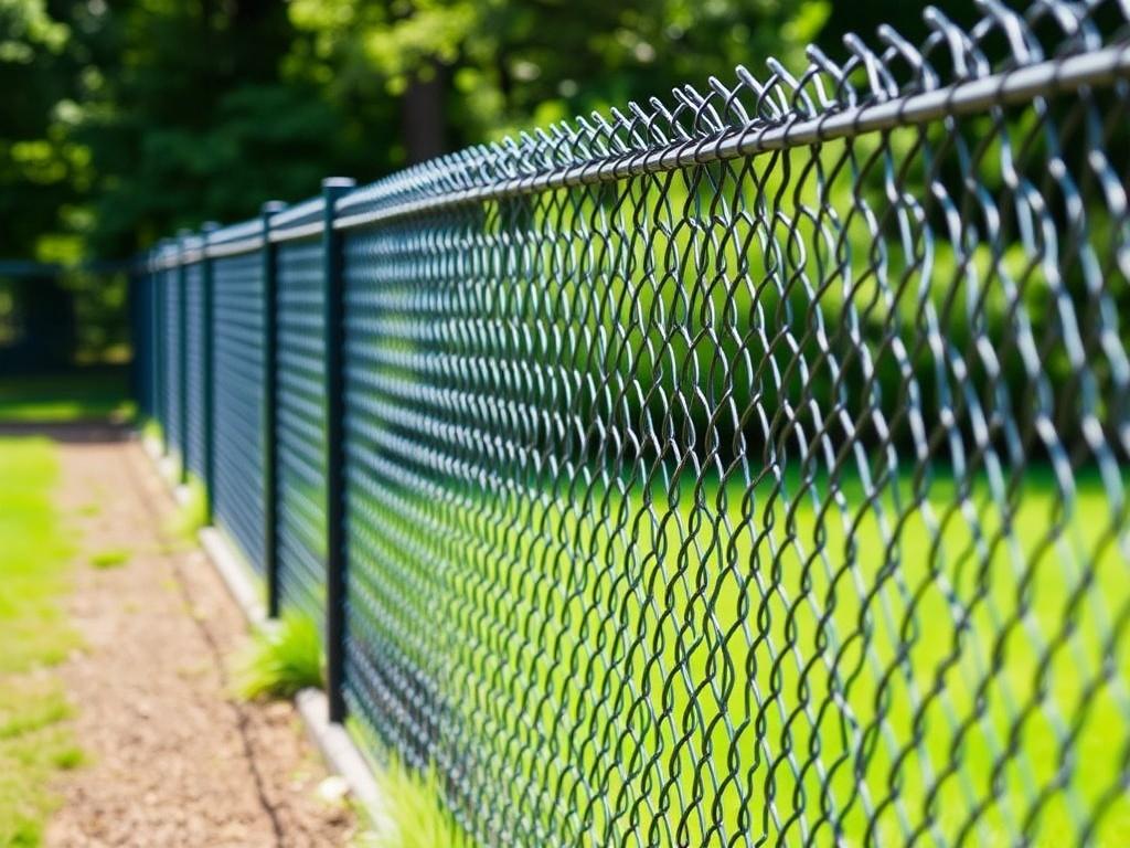 Заборы из сетки рабицы: простота, проверенная временем